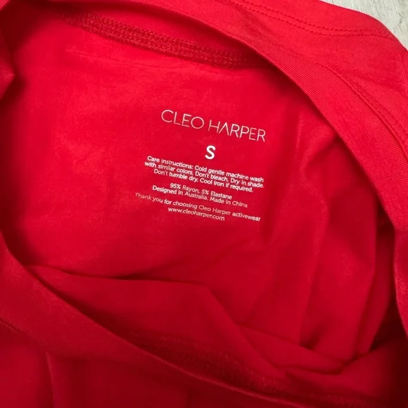 Cleo Harper Drift Tank Red Small New SOLD OUT - Picture 6 of 6